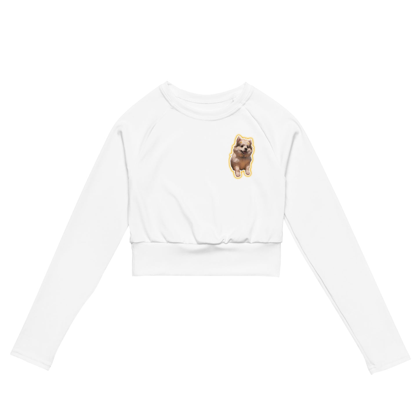 Signature "Simply Churrolicious" Long-sleeve Crop Top