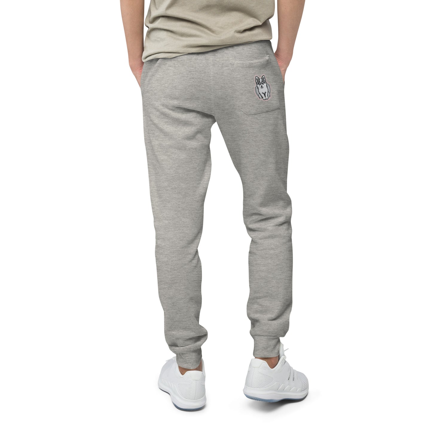 The Snuggle is Real - Pomsky Gender-Neutral Sweatpants - by CHURROlicious