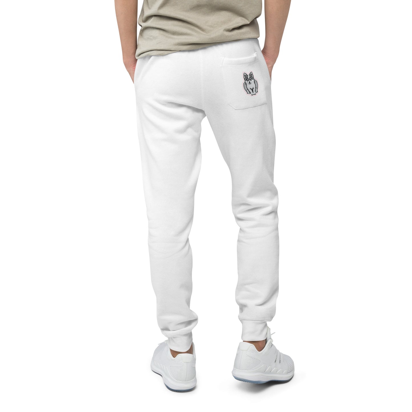 The Snuggle is Real - Pomsky Gender-Neutral Sweatpants - by CHURROlicious