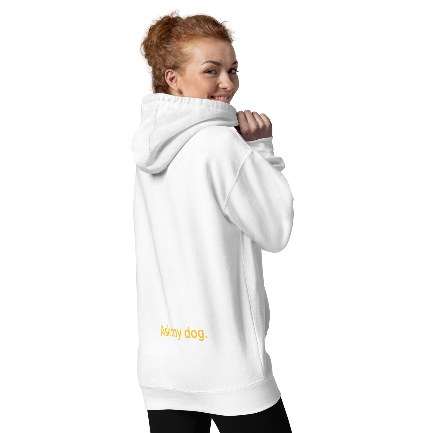 I'm limited edition - Unisex Hoodie Pomsky Portrait Front - by CHURROlicious