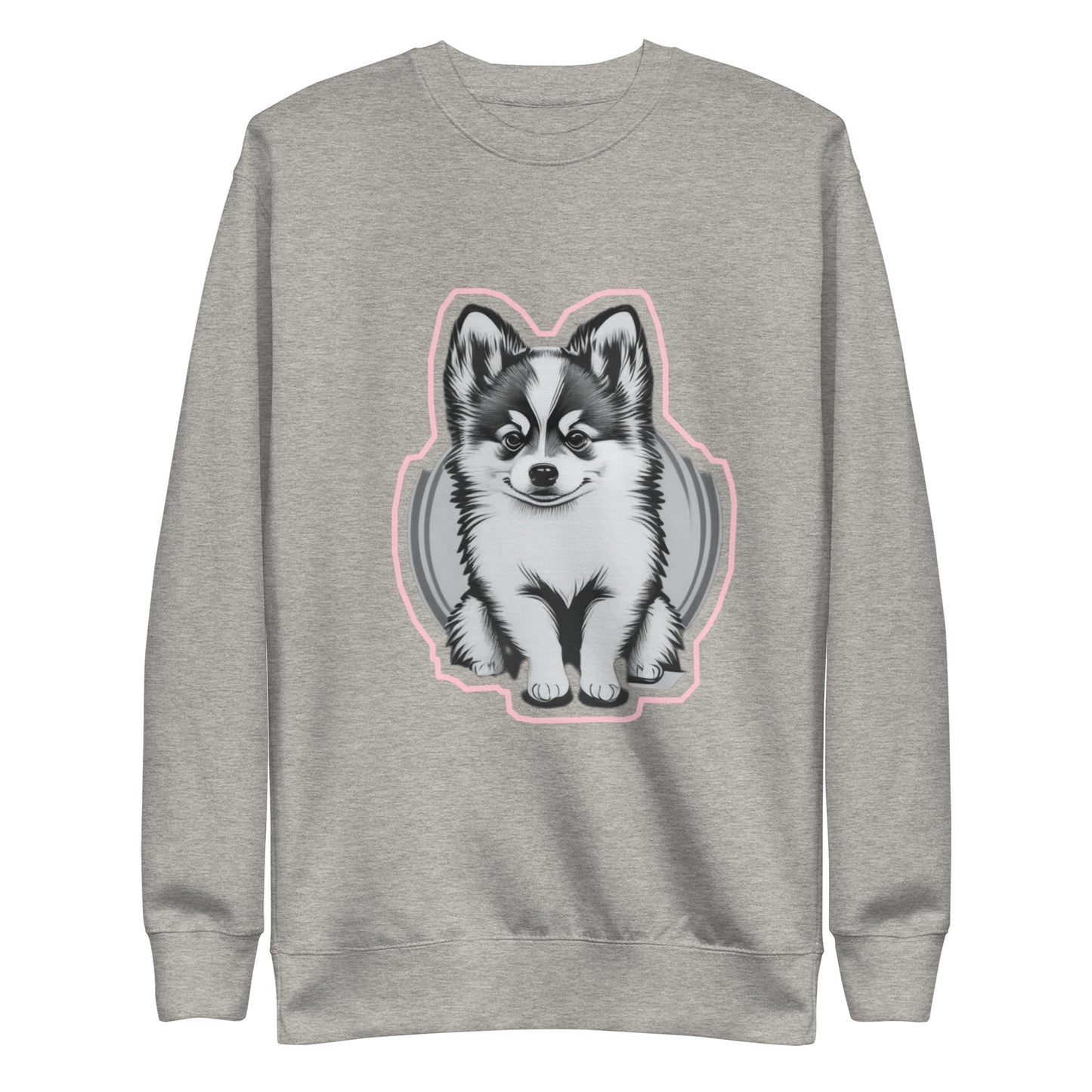 The Snuggle is Real - Unisex Premium Pomsky Sweatshirt - by CHURROlicious