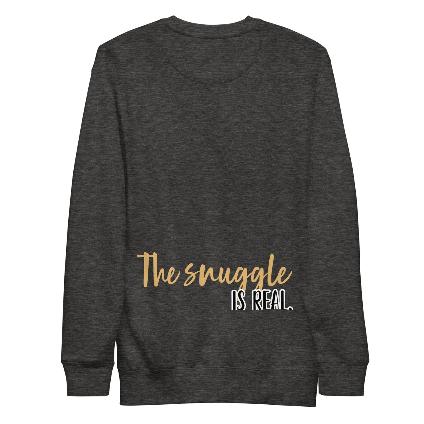 The Snuggle is Real - Unisex Premium Pomsky Sweatshirt - by CHURROlicious