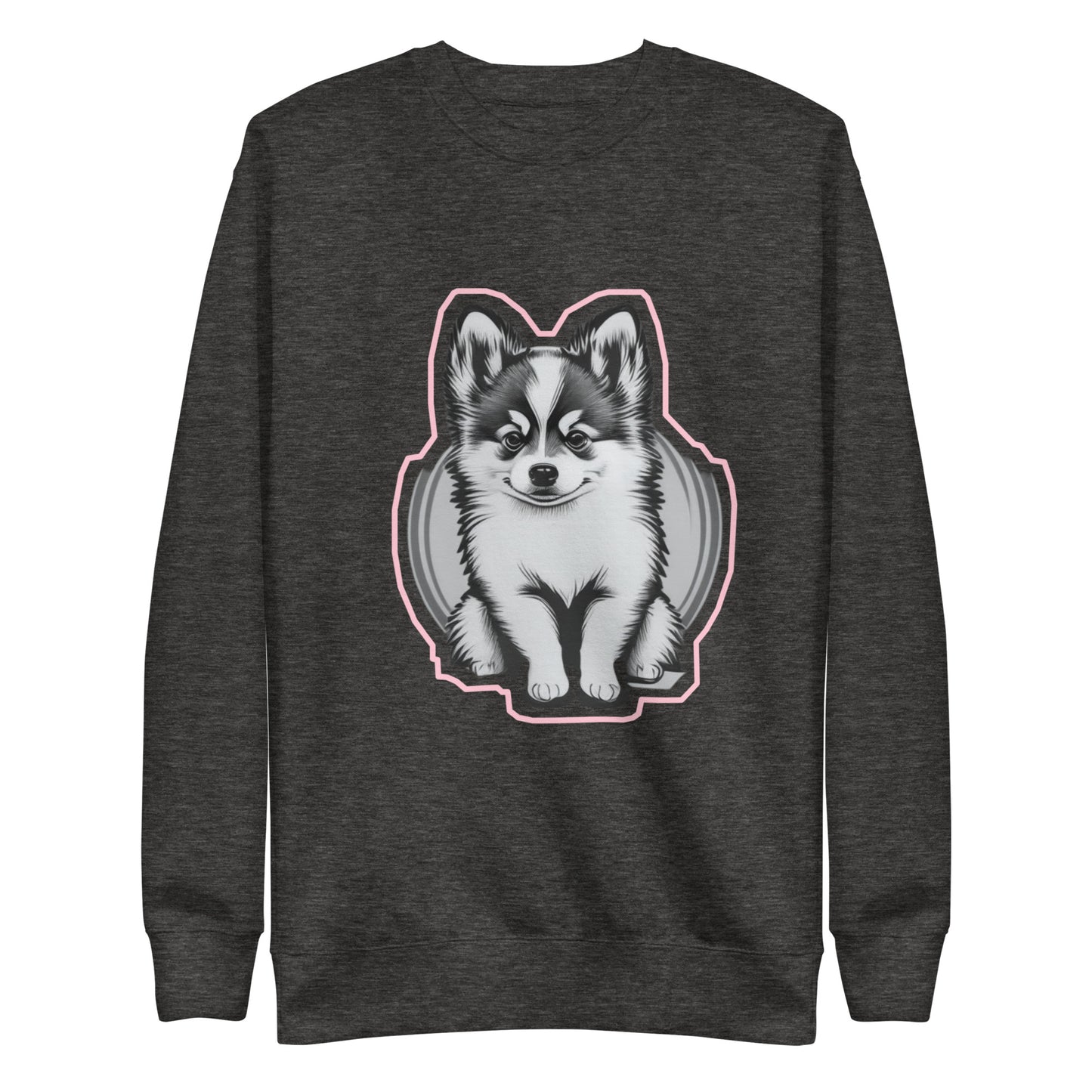 The Snuggle is Real - Unisex Premium Pomsky Sweatshirt - by CHURROlicious