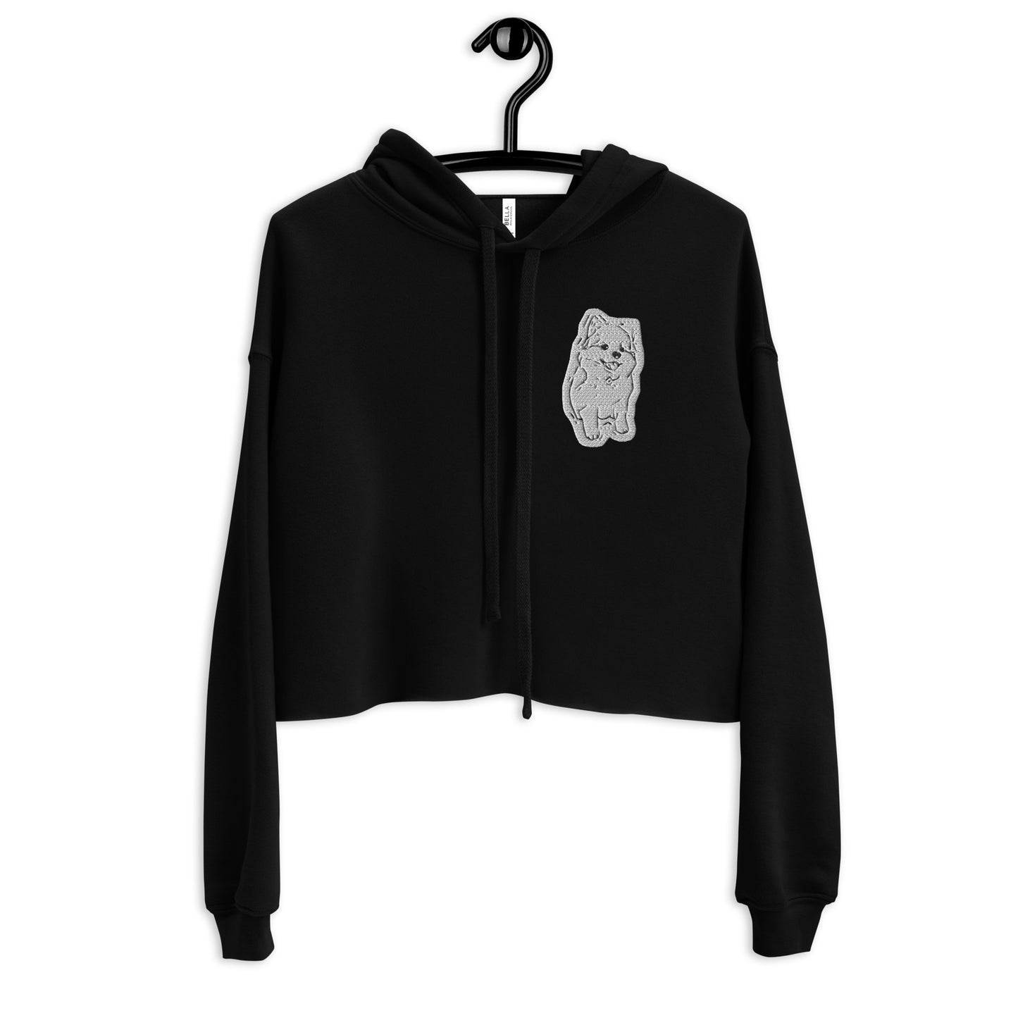 Signature CHURROlicious Cropped Hoodie with Embroidery Front & Back (Bella + Canvas)