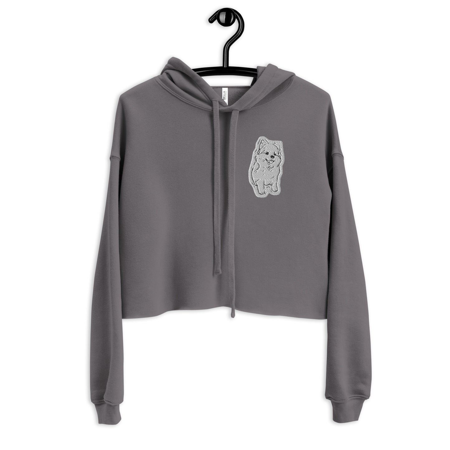 Signature CHURROlicious Cropped Hoodie with Embroidery Front & Back (Bella + Canvas)